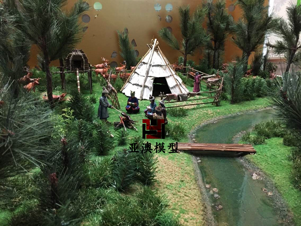 呼倫貝爾森林居住時(shí)期場(chǎng)景
