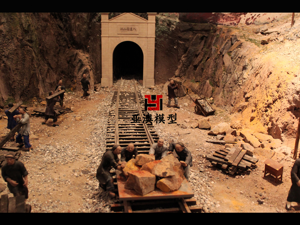 修建京張鐵路場(chǎng)景復(fù)原