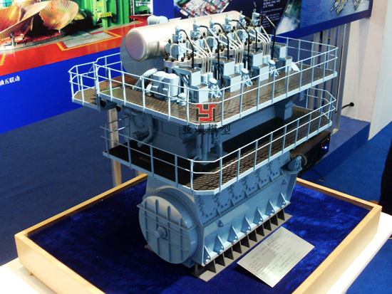 低速柴油機模型