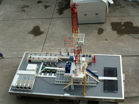 陸地石油鉆機(jī)模型